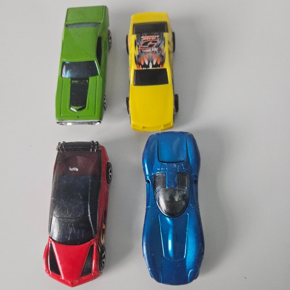 HOT WHEELS CARS, VINTAGE BUNDLE OF FOUR!